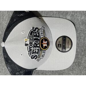 NWT Houston Astros 2021 MLB World Series Trucker Hat - 9FORTY Adjustable